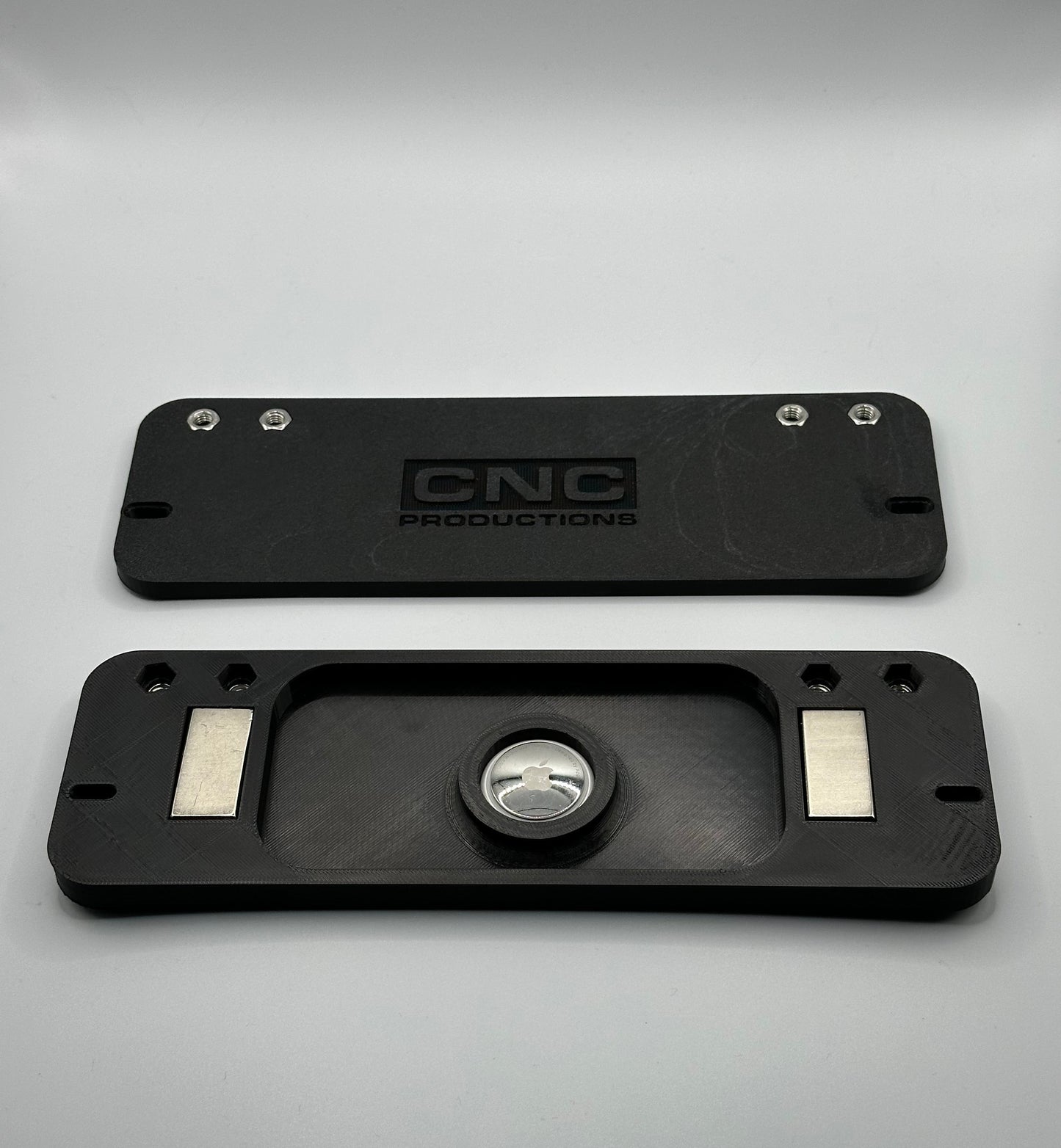 Magnetic Number Plate Brackets Trackable AirTag