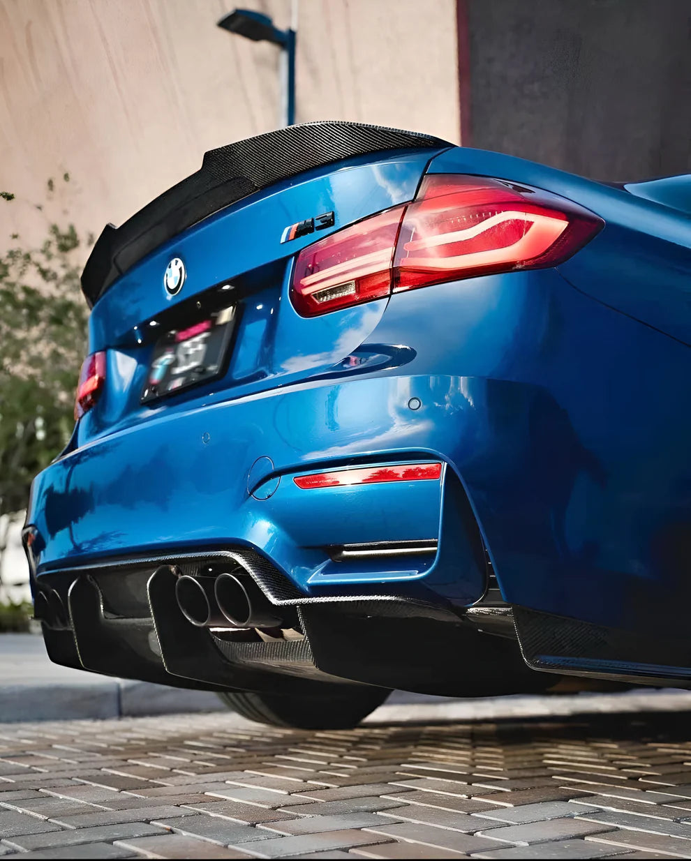 PSM Style Real Carbon Fiber Diffuser for  M3 F80 / M4 F82  2013-2020